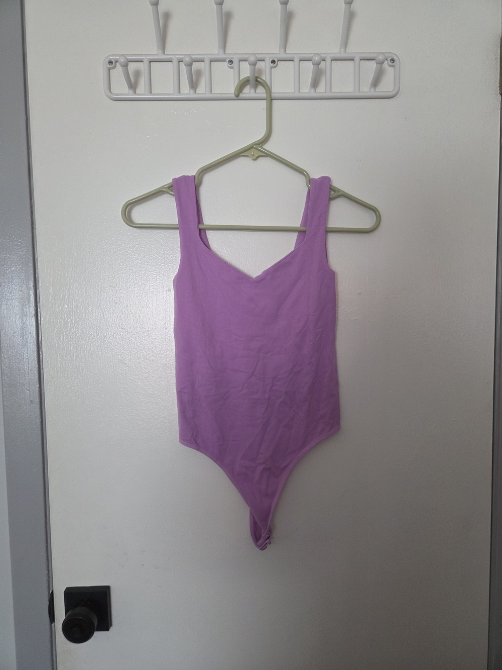Intimately Free People Purple Bodysuit Made in USA Nylon Spandex Small